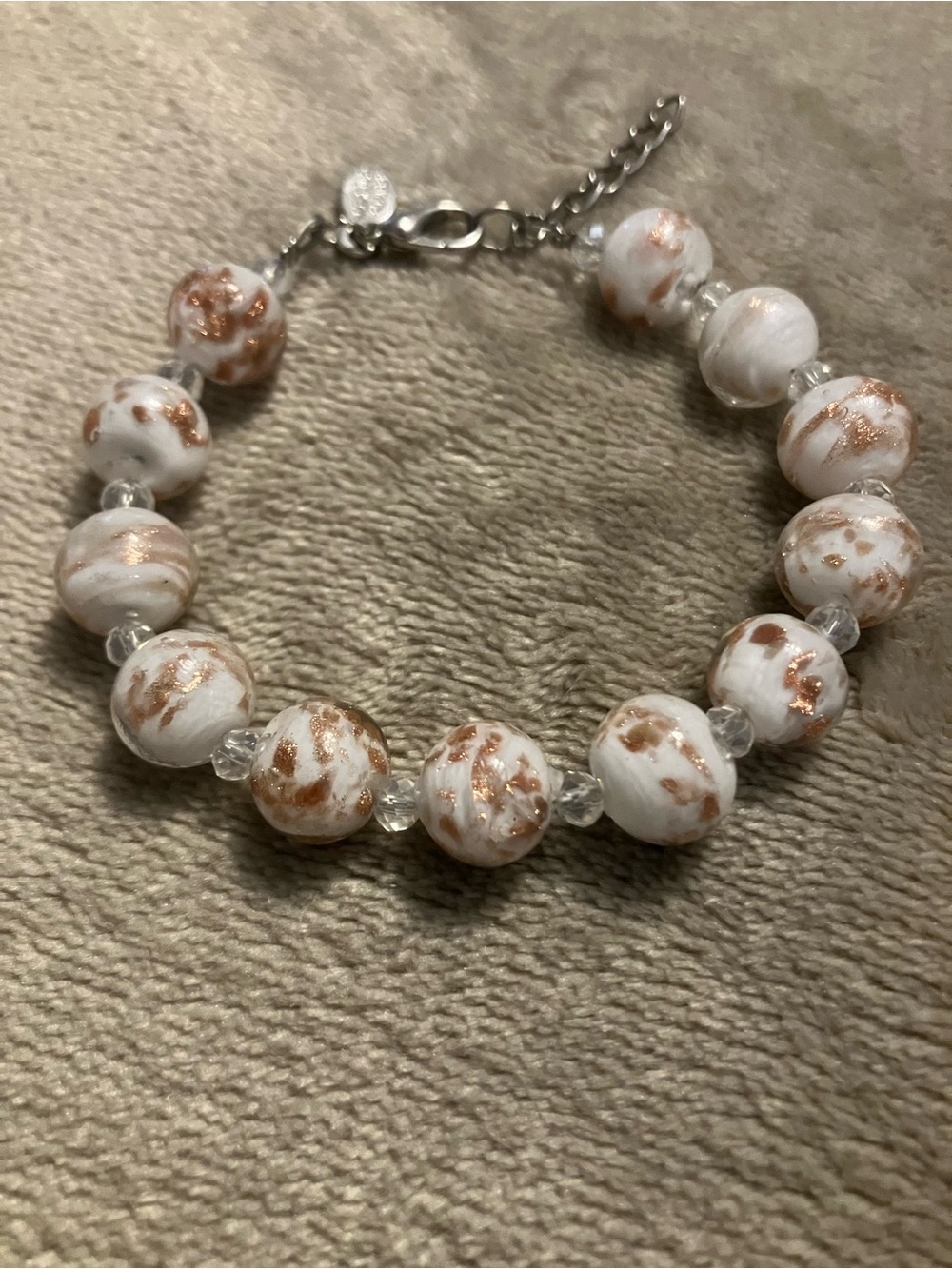 GlassofVenice Murano Glass Starlight Balls Bracelet